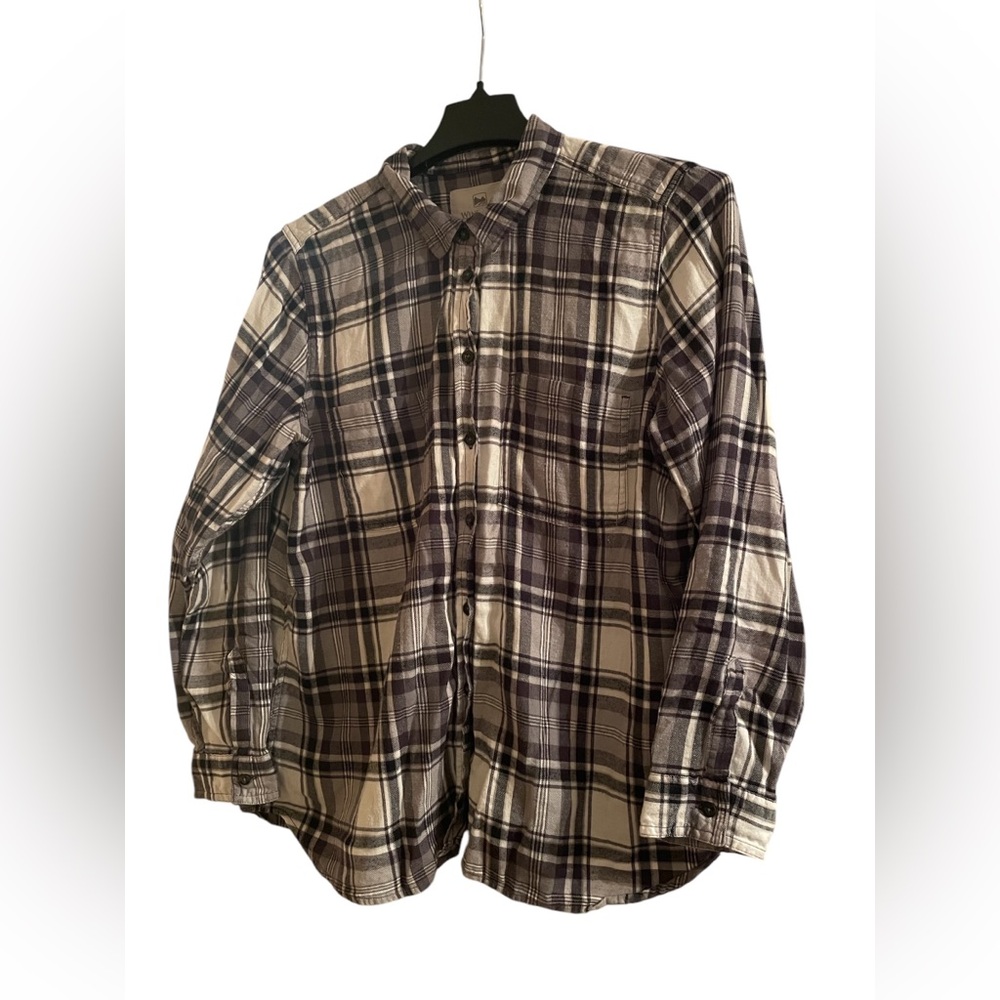 Cotton Wind River Plaid Button Up